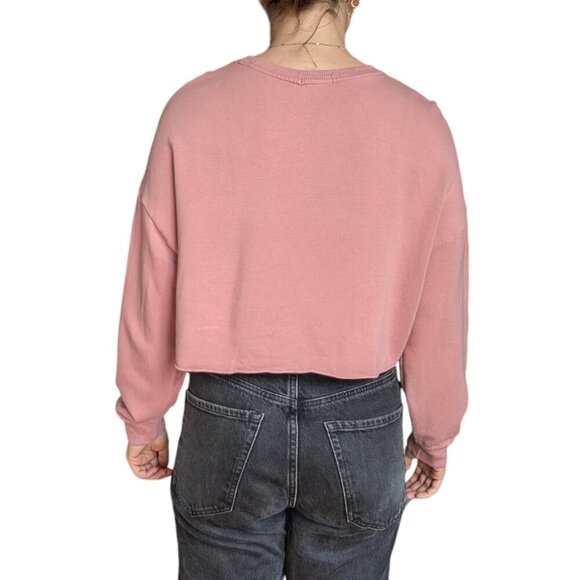 Garage Pink Soft Long Sleeve Top Women Size Medium - Picture 3 of 12
